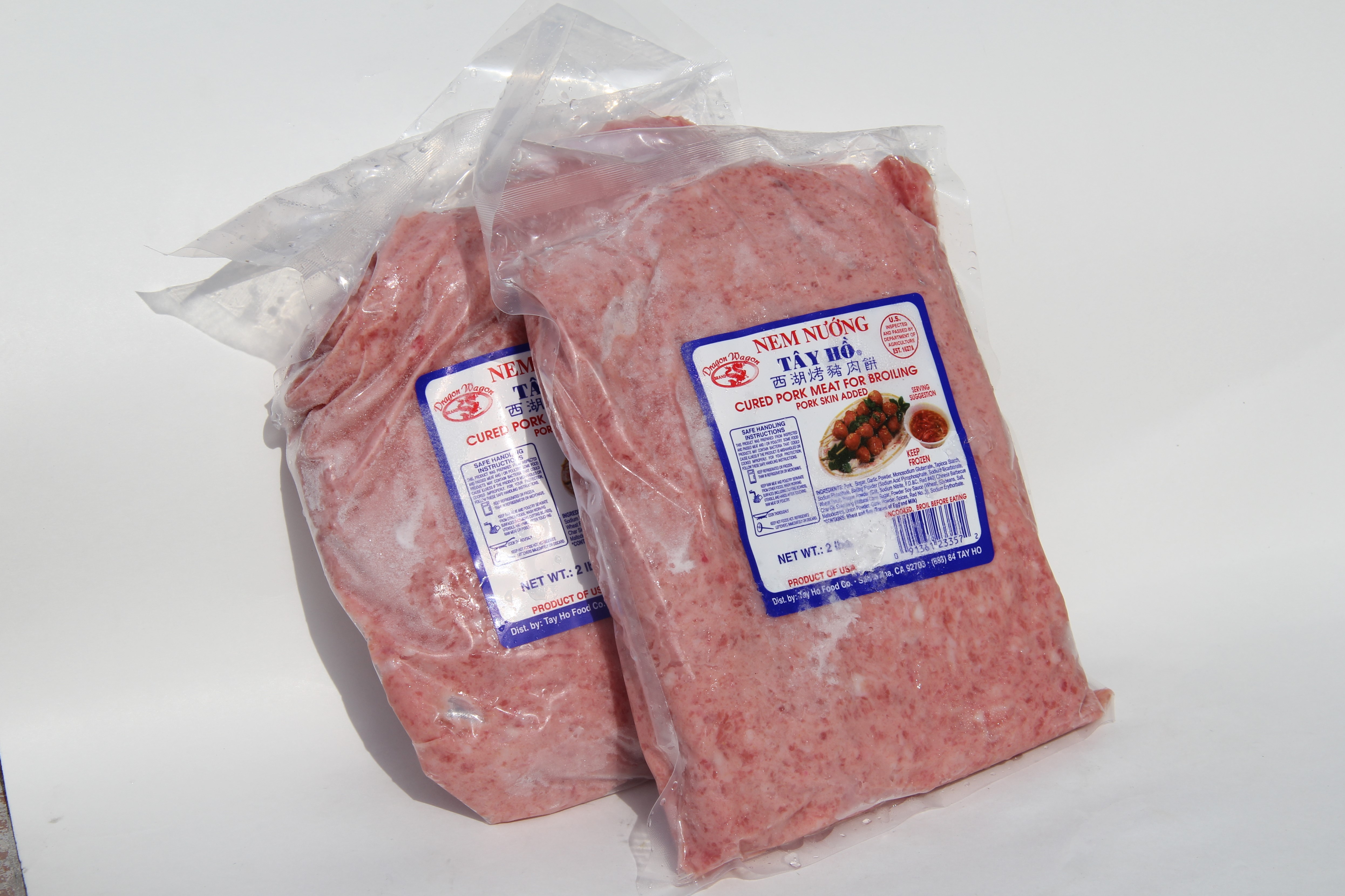 Cured Pork Meat For Broiling Size Large