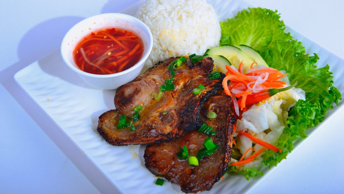 Common lunch in Vietnam